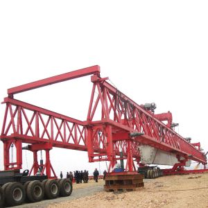 5m/Min Traveling 100T Concrete Box Girder Launcher Crane