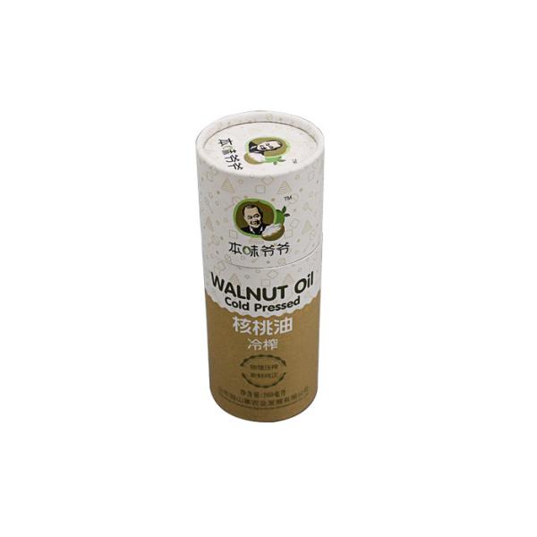 Quality Art Paper Tubes Packaging , OEM Round Rigid Boxes Paperweight 250g/m2 wholesale