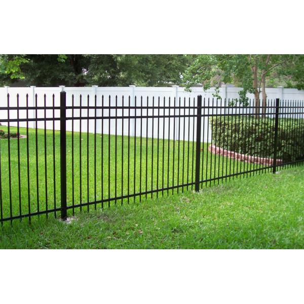 Aluminum wrought iron fence