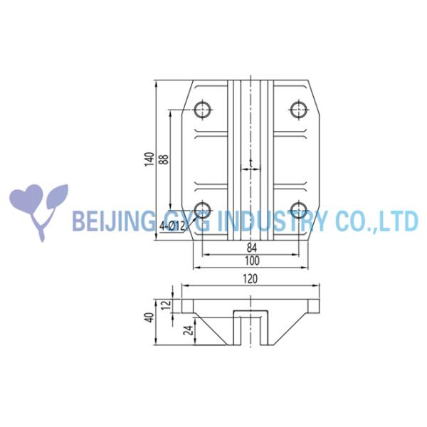 ELEVATOR SAFETY PARTS ELEVATOR GUIDE SHOE GX-310GW , SPEED 1.75M/S ELEVATOR SPARE PARTS