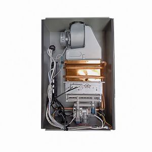12L Thermostatic Indoor Gas Water Heater Automated Temperature Control For