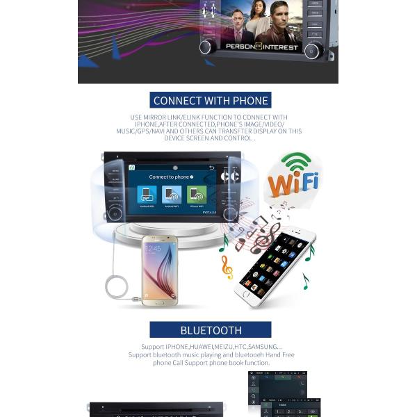 4GB RAM Android Compatible Car Stereo , DVR AM FM RDS 3g Wifi Car Audio DVD Player