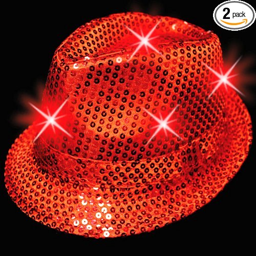 Jazz LED Light Up Hats Colorful For Women & Men Adults Comfort Touch Breathable