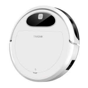 Ultra Thin Home Robot Vacuum Cleaner Gyro Navigation Smart Mapping With Water