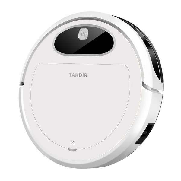 Ultra Thin Home Robot Vacuum Cleaner Gyro Navigation Smart Mapping With Water