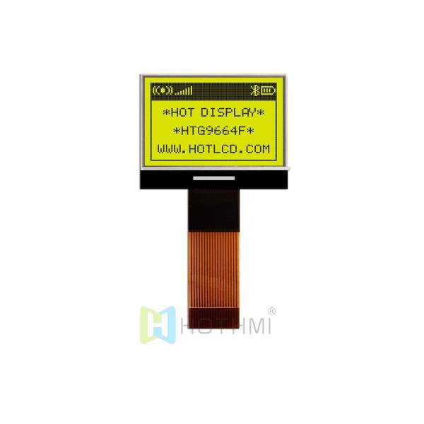 Quality 1.1" 96X64 Graphic COG LCD | STN+ Display | 3.0V with Yellow-Green Backlight | Arduino | ST7549 wholesale