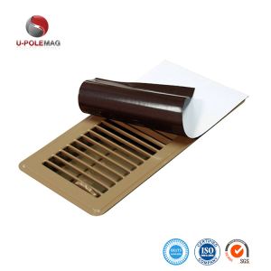 Customized Thick Magnetic Vent Cover With White PVC Surface And Composite Rubber