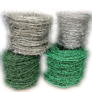 12x12 Barb Wire Fence Roll Galvanized For Protecting Your Garden Or Yard