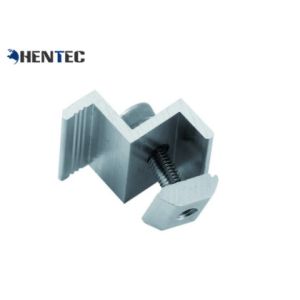China End Clamp Solar Roof Mounting Systems Custom Aluminum Extrusions With Cutting / Drilling on sale