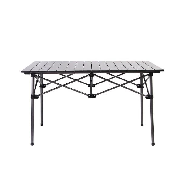 92cm Length 52cm Height Foldable Garden Table , Plastic Folding Picnic Table