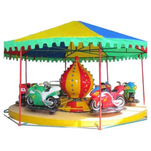 Indoor Playground Equipment Motor Race Ride With Motor Coach 8-12 Riders