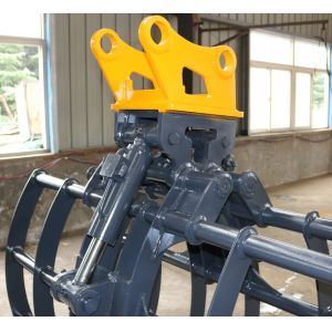 Cotton CE Excavator Attachment Haystack Excavator Rotating Grapple
