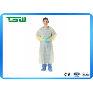 Cheap Fluid Resistant Nonwoven Isolation Gown With Elastic Cuff for sale