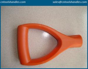 China D grip handle Polypropylene for shovel,fork,rake,spade, plastic injection OEM on sale