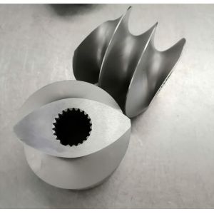 Durable CWJ70 High Efficiency Double Flighted 60HRC Extruder Screw Elements