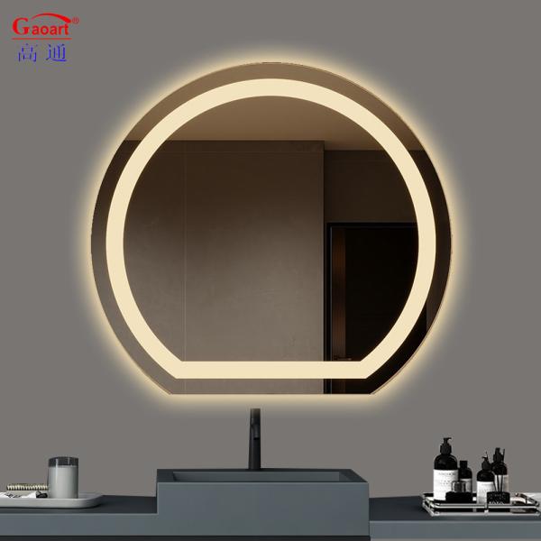 Touch Switch Function Large Glass Mirror for Modern Bedroom Wall in Design