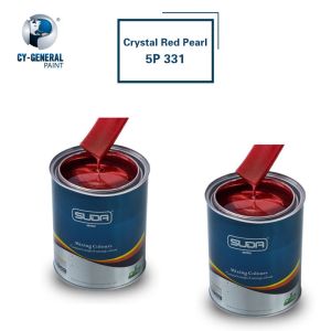 Cheap Spray High Consistency 1K Crystal Red Pearl Paint Body Carpaint for sale