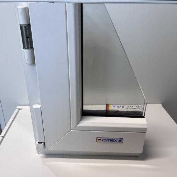 DIMEX L60 Laminated UPVC Window Profiles For Casement Windows And Doors