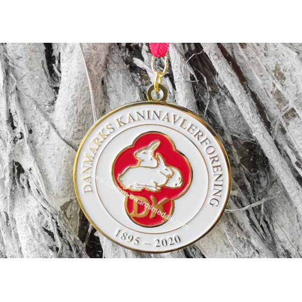 Custom Iron Stamped Running Ward Enamel Medal