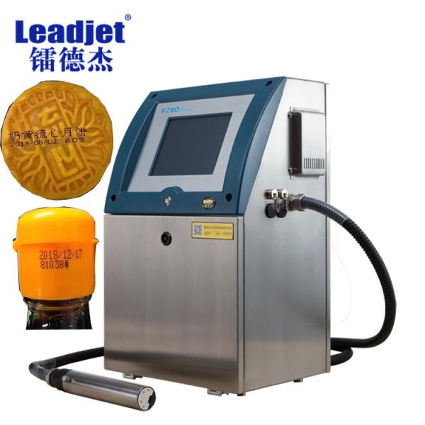 Fast CIJ Inkjet Printer Date / Continuous Expiry Date Inkjet Coding Machine For