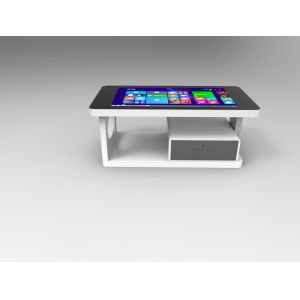 All In One Interactive Touch Screen Coffee Table Smart Full HD LCD Panel