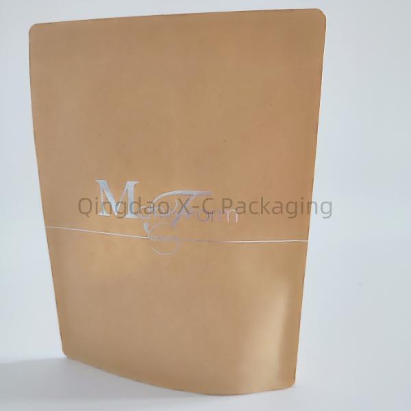 Reusable Easy Filling Kraft Paper Shopping Bag , Custom Brown Paper Carrier Bags