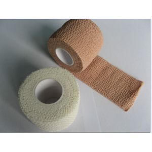 Elastic Cotton Substrate Hand tearable Cotton Bandage / Cotton Elastic Bandage