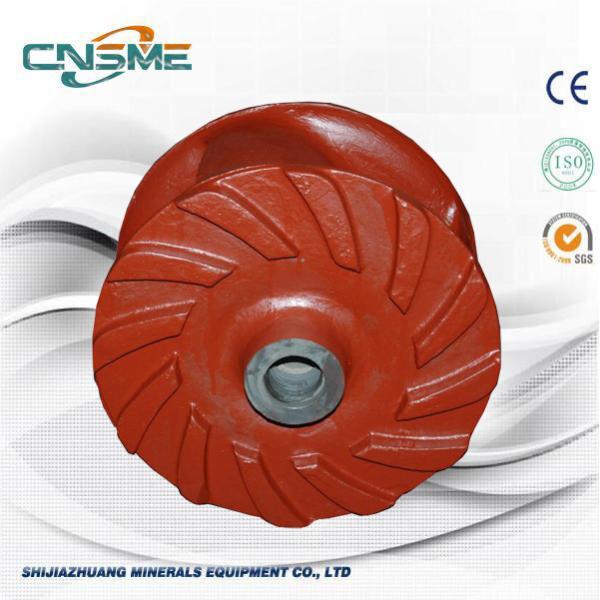 3- Vane Closed Gravel Pump Impeller Hard Metal ASTM A532 Material for Sand