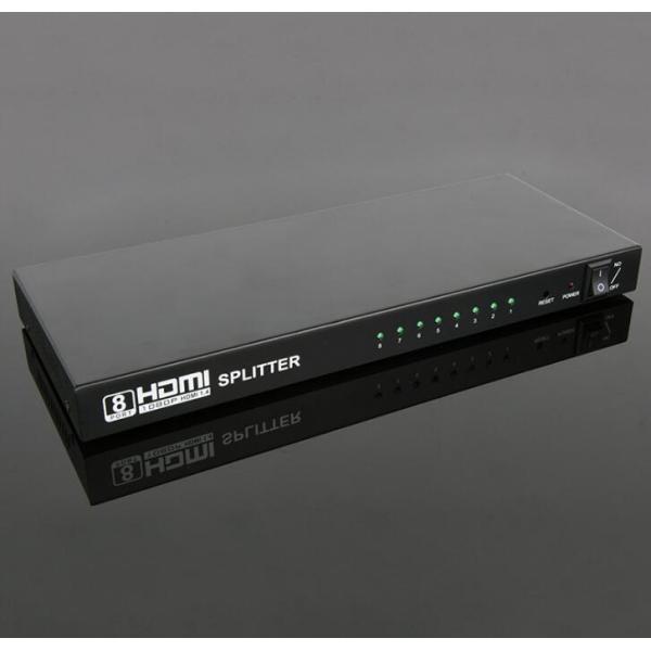 Black Video Splitter One Point Eight 3D Video One Into Eight Out HD 1080P