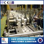 PLC Control Fully Automatic Storage Rack Roll Forming Machine 15kw + 4kw Main