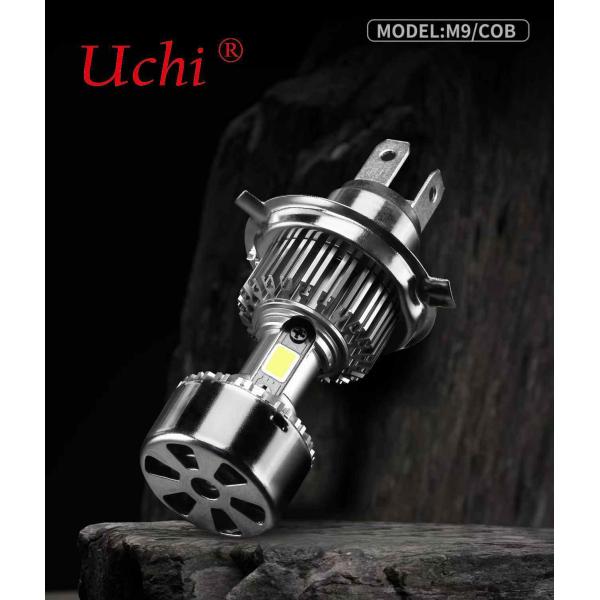 Quality 3300 LM M9 LED Motorcycle Headlamp Bulb With Cooling Fan 9-18V wholesale