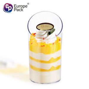 China EPK new design special shape 70ml disposable plastic pudding cup on sale