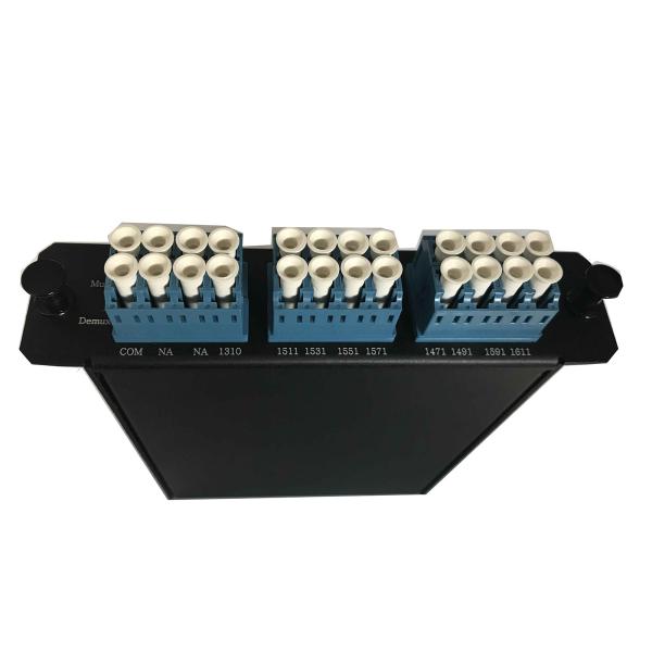 Quality 100GHZ CWDM Mux Demux Hybrid Solution Plug In Module LGX WDM With Monitor wholesale