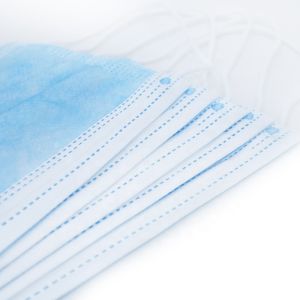 BFE95 Elastic Pleated 3 Ply Disposable Earloop Face Mask