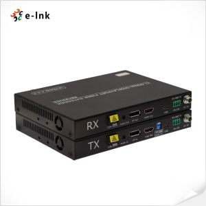 DP1.2 4K@60Hz 4:4:4 Uncompressed Audio and Video Fiber Extender RS-232 EDID HDMI