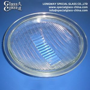 Cheap Custom Pressed Borosilicate Glass Lamp Cover For Outdoor Light for sale