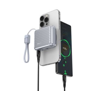 ABS Fast Charge Power Bank 10000mAh Compact Multi Port Power Bank With Data