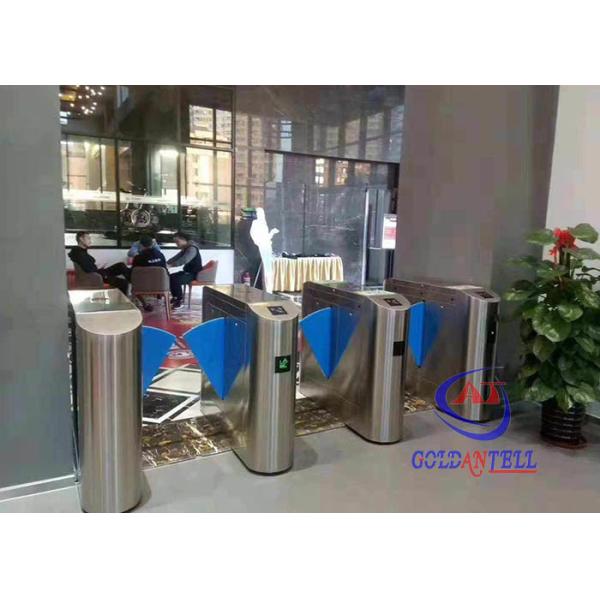 High Speed Edestrian Barrier Gate Stainless Steel Access Control System For