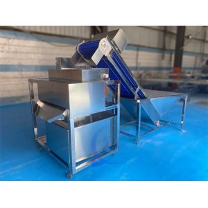 Shrimp cleaning and lifting machine, shrimp shell separator, shrimp shell and