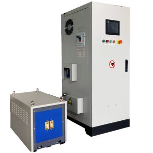Buy cheap SWP-100HT 100KW 30-60KHZ High frequency induction heating machine for shafts from wholesalers
