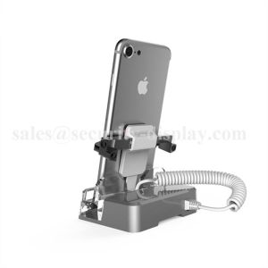 Anti Theft Alarm Acrylic Cell Phone Display Stand