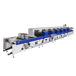 SR-350-8 High Speed 8-Color Flexo Automatic Label Printer Die Cutting Lamination Servo Drive System for Paper Bag Paper Printer