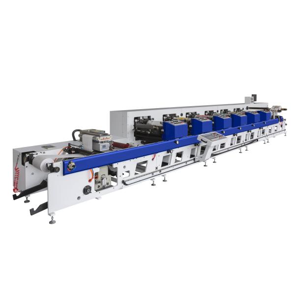 Quality SR-350-8 High Speed 8-Color Flexo Automatic Label Printer Die Cutting Lamination Servo Drive System for Paper Bag Paper Printer wholesale