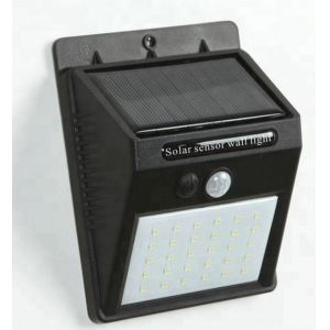 3.7v ABS 30 Leds Solar Powered Outdoor Lights With Motion Detector For Backyard