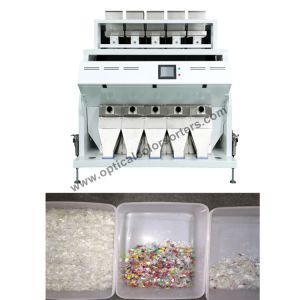 Industrial Color Sorting Equipment For PET / ABS / PVC / PP Plastic Recycling
