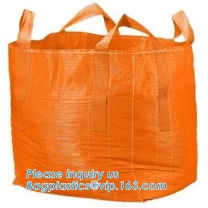 Mesh Breathable Firewood U Type Fibc Bulk Bags Bulk Big Woven Fibc Bags Mesh