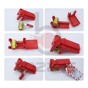 ABS Large Adjustable Pipeline Gate Ball Valve Lockout