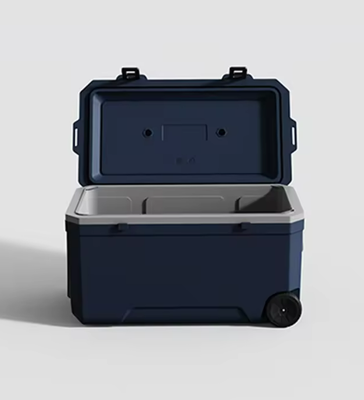 Outdoor Thermal Insulation Ice Cooler Box with 120L Capacity and Keeps Cold More