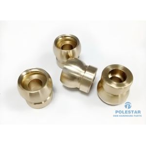 Stable Gold Plated Brass CNC Machining For Electronics Customized