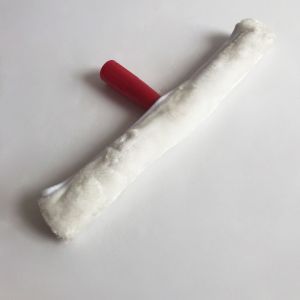 Microfiber Window Washer Squeegee Combo Overmold Grip Connect Clean Locking